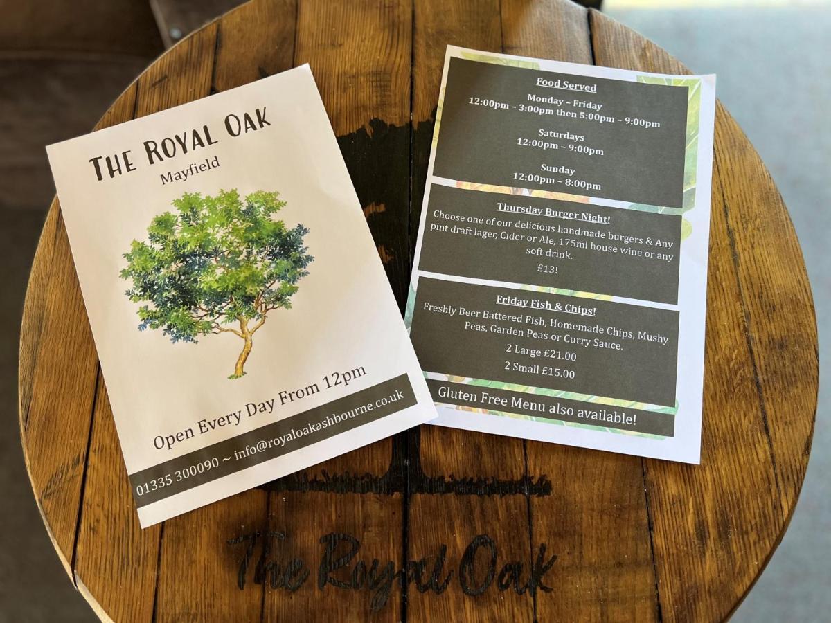 The Royal Oak Acomodação com café da manhã Ashbourne  Exterior foto